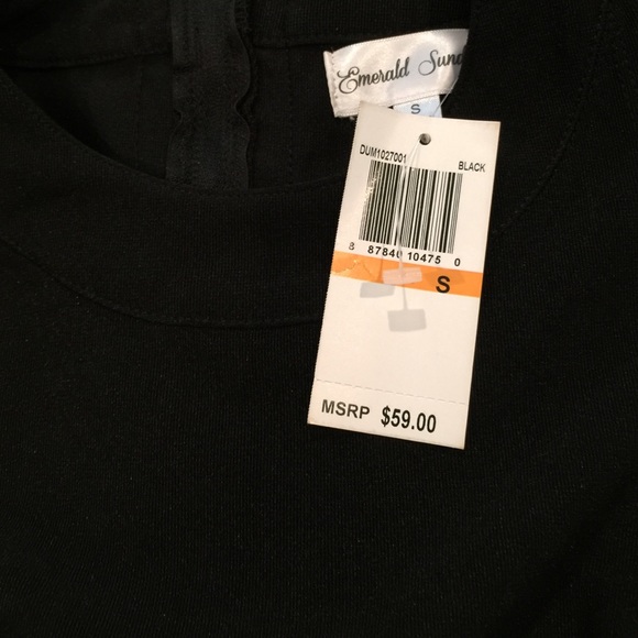 BLACK MINI DRESS - Picture 3 of 4