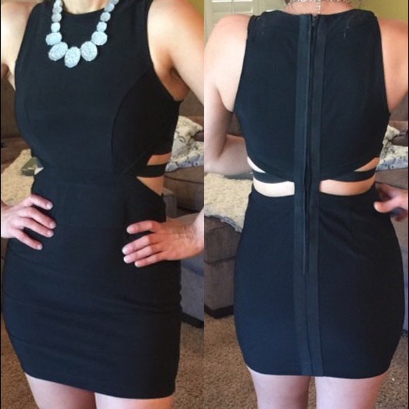 BLACK MINI DRESS - Picture 4 of 4