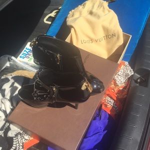 Louis Vuitton Patent Leather Booties