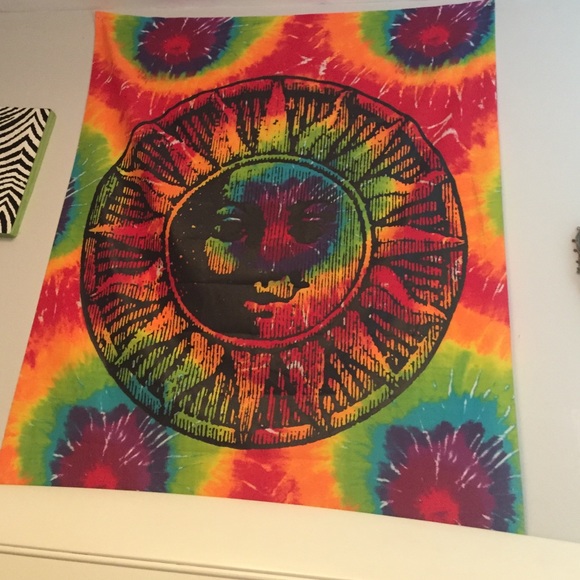 duvet on wall