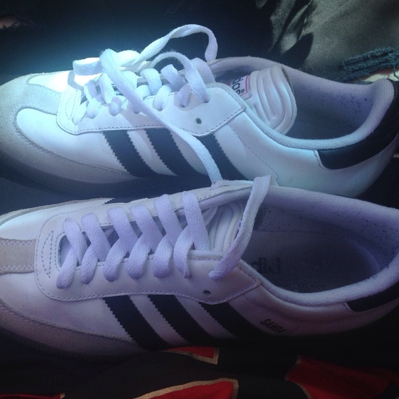 Adidas samba white black brown. 9.5/10 condition.