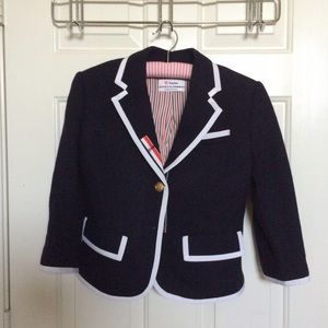 Navy wool blazer