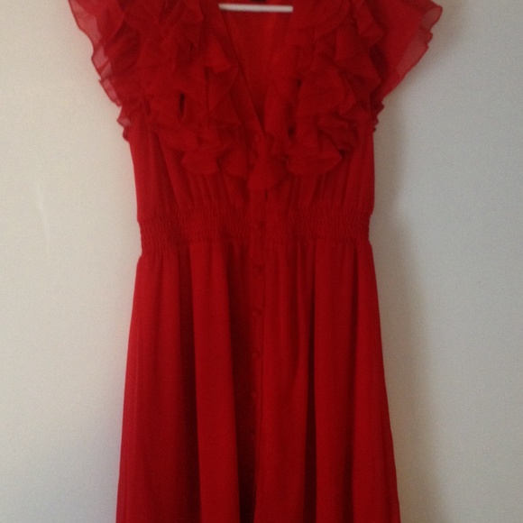 Red dress