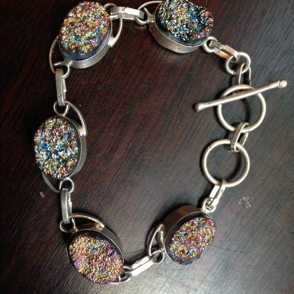 Druzy bracelet