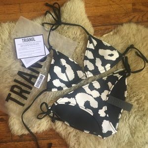 Rare! Triangl Holli Hyde Indy bikini sz L