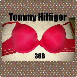 Red 36B push up bra