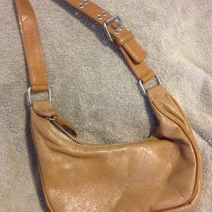 Tan leather small purse