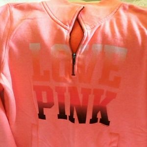 PINK Victoria Secret Orange Sweatshirt!