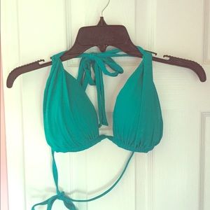 Turquoise bikini top