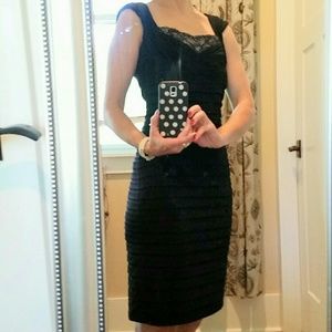 Black cocktail dress