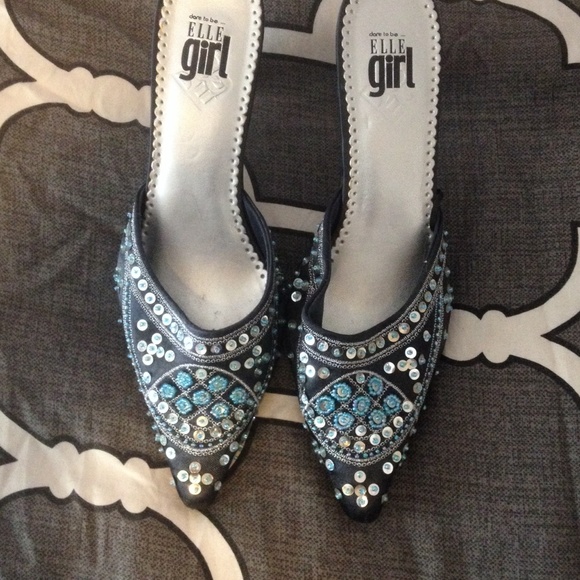 Blue heels