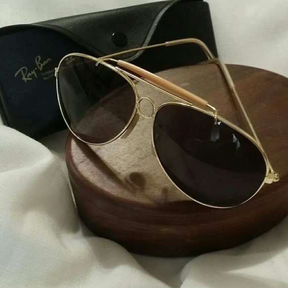 Vintage RayBan Aviators 50s/60s Bullet Hole