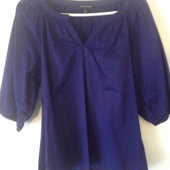 Purple pheasant shirt, 3/4 sleeve