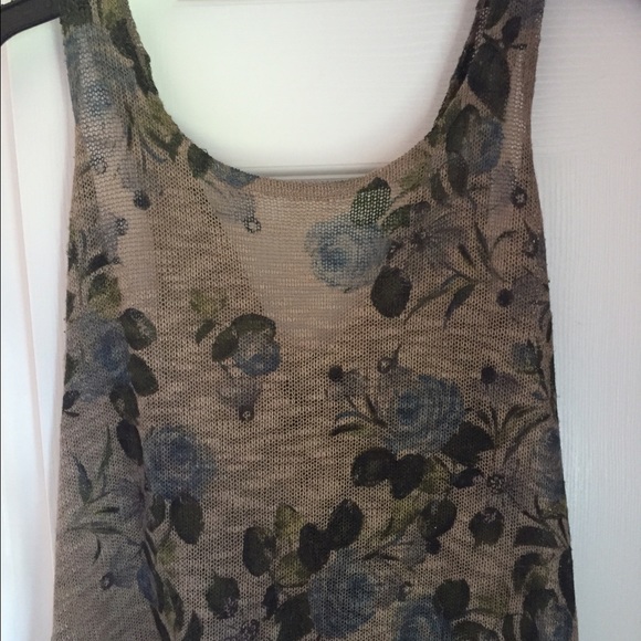 Flower print tank - Picture 2 of 4
