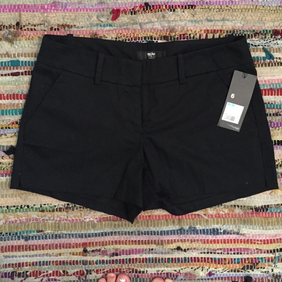 Black Chino Shorts