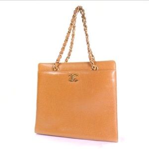 Chanel vintage tote cc