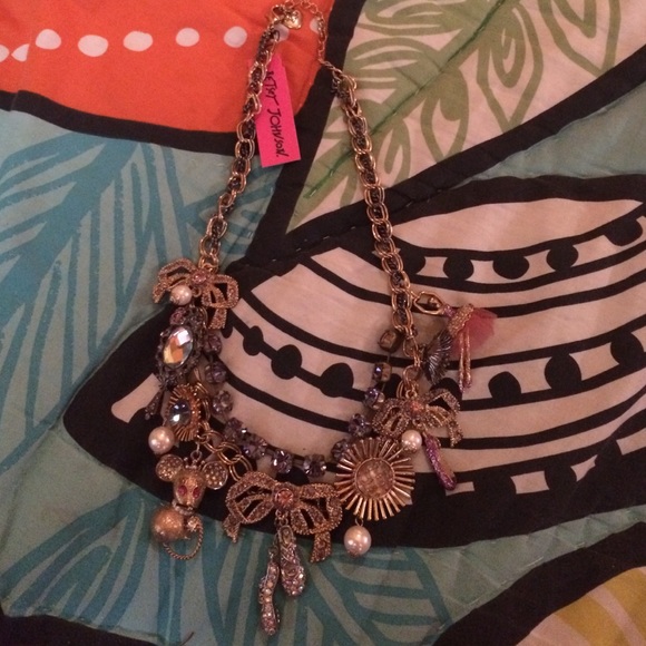 Betsy Johnson Tzarina Ballerina statement necklace