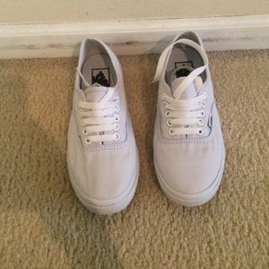 all white vans