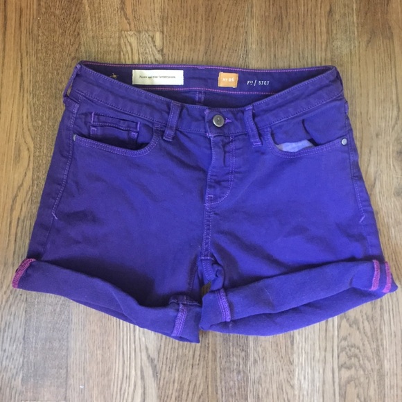 Purple anthropologie shorts - Picture 1 of 3