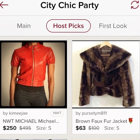 πHPπ Michael Kors leather jacket - Picture 4 of 4