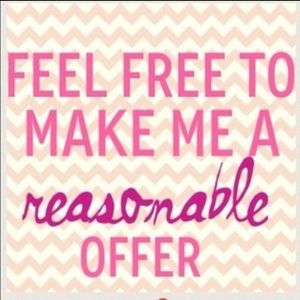 Accepting reasonable offers!