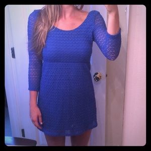 Blue lace dress from Francesca's