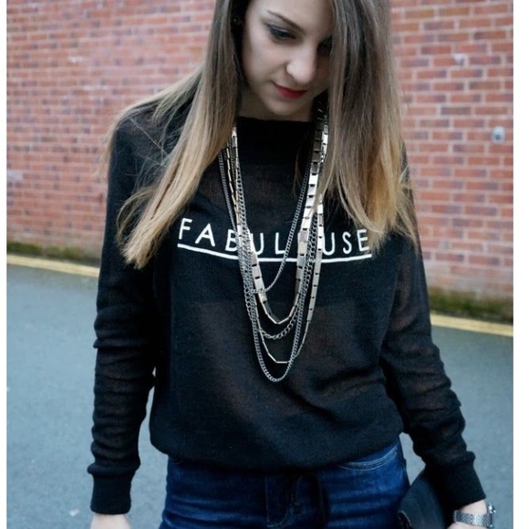 H&M Tops - Blogger Favorite!! Fabuleuse Mesh Knit Hoodie