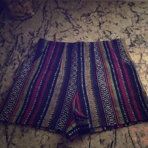 Shrinking Violet multicolored shorts