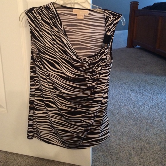 Michael Kors zebra tank - Picture 1 of 3
