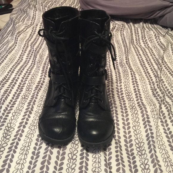 Soda Brand "army combat boots"