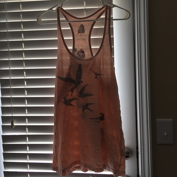 UO Pink Sheer Tank Top
