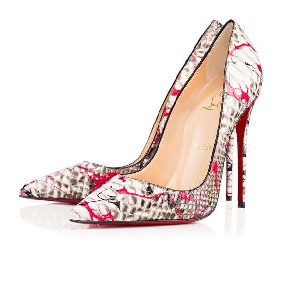 AUTHENTIC CHRISTIAN LOUBOUTIN PYTHON  SO KATE'S