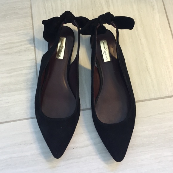 Report black suede slingback flats (US size 7.5)