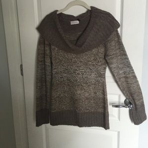 NWOT Gray Cowlneck Sweater