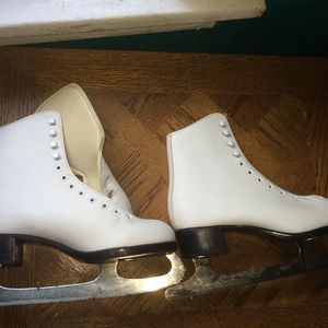 White ice skates