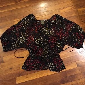 Anthropologie shirt -100% silk -excellent cond