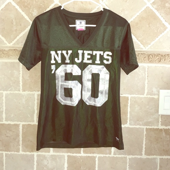 Victoria's Secret Pink NY Jet's Bling Jersey