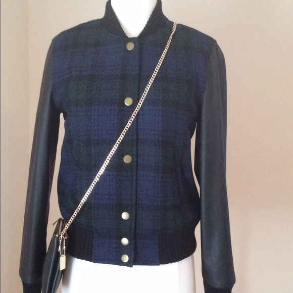 J. Crew Varsity Bomber Jacket, XS