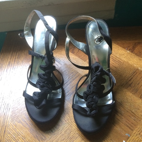 Jacqueline ferra black heels - Picture 1 of 3