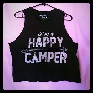 Happy Camper Crop Top