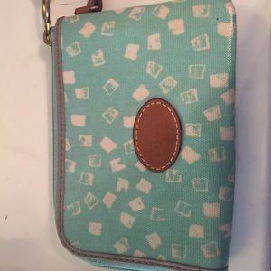 Fossil Mint Green Wristlet