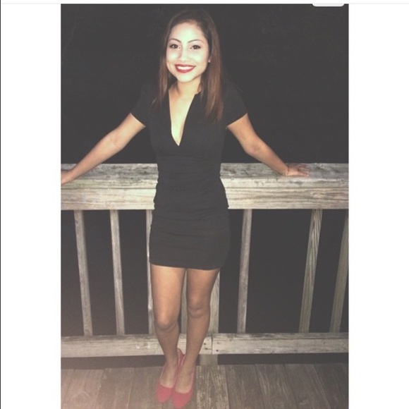 Black bodycon dress - Picture 3 of 3