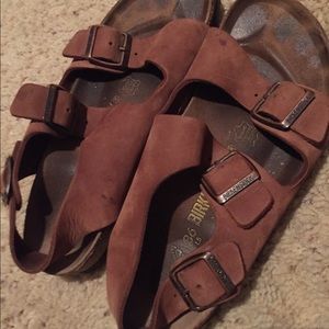 Birkenstock with strap on back