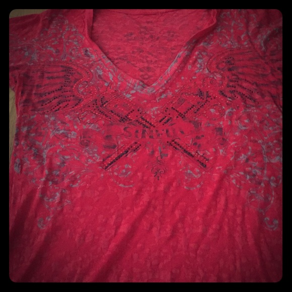 Red Sinful tee