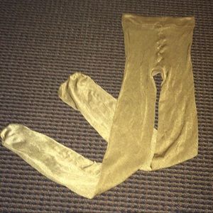America Apparel Gold Tights
