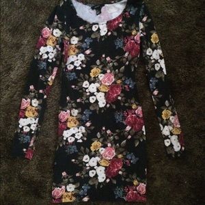 Flowery design dress