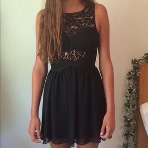 BCBG Black Lace Dress