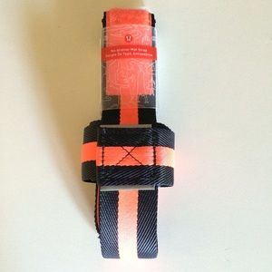 NEW Lululemon Navy & Orange No-brainer Mat Strap
