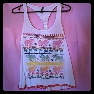 Elephant Top & Mushroom Earrings Bundle *RESERVED*