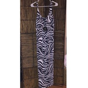 Black and white Zebra dress